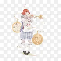 水彩女孩-空若网 水彩女孩-空若网