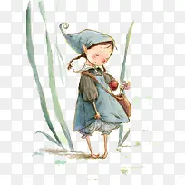 水彩女孩-空若网 水彩女孩-空若网