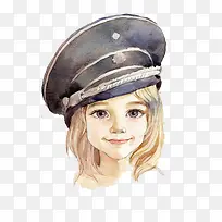 水彩女孩-空若网 水彩女孩-空若网