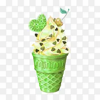 水彩冰淇淋-空若网 水彩冰淇淋-空若网
