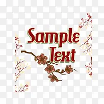 矢量花纹背景-空若网 矢量花纹背景-空若网