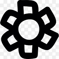 花的花瓣图标-空若网 花的花瓣图标-空若网