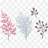 卡通水彩叶子-空若网 卡通水彩叶子-空若网