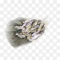 水彩手绘荷叶创意-空若网 水彩手绘荷叶创意-空若网