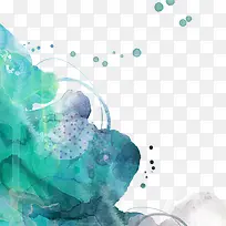 手绘创意水墨荷叶-空若网 手绘创意水墨荷叶-空若网