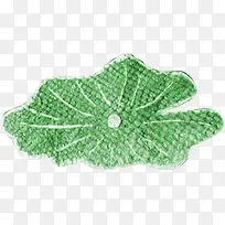 创意合成水彩荷叶-空若网 创意合成水彩荷叶-空若网