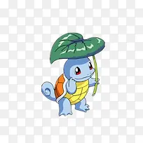 撑荷叶的可爱小乌龟-空若网 撑荷叶的可爱小乌龟-空若网