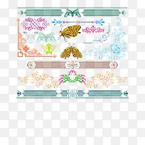 彩色边框素材-空若网 彩色边框素材-空若网