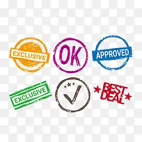 矢量水彩标签-空若网 矢量水彩标签-空若网