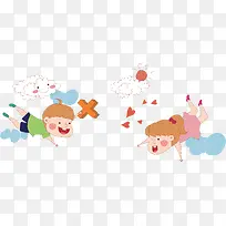 儿童孩子海报卡通促销素材-空若网 儿童孩子海报卡通促销素材-空若网