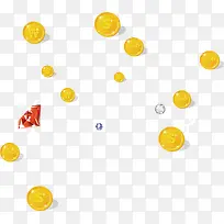 金币促销背景素材-空若网 金币促销背景素材-空若网