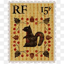 复古松鼠艺术促销标签-空若网 复古松鼠艺术促销标签-空若网