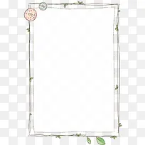 卡通绿叶边框店铺装饰png-空若网 卡通绿叶边框店铺装饰png-空若网