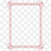 红色花纹边框-空若网 红色花纹边框-空若网