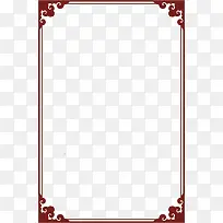 红色创意边框-空若网 红色创意边框-空若网