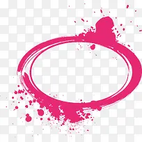 圆圈边框 水彩-空若网 圆圈边框 水彩-空若网