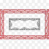红色边框古典边框-空若网 红色边框古典边框-空若网