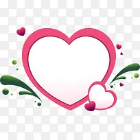 红色心形边框-空若网 红色心形边框-空若网