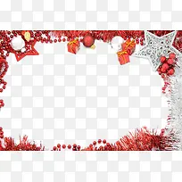 红色圣诞节边框-空若网 红色圣诞节边框-空若网