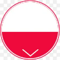 圆形红色促销边框-空若网 圆形红色促销边框-空若网