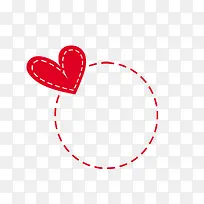 红色可爱爱心边框-空若网 红色可爱爱心边框-空若网