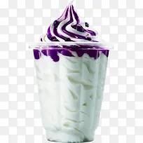 摄影蓝莓味夏日圣代-空若网 摄影蓝莓味夏日圣代-空若网