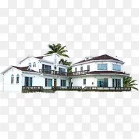 摄影海边建筑物白色-空若网 摄影海边建筑物白色-空若网