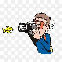 潜水给鱼摄影素材免抠-空若网 潜水给鱼摄影素材免抠-空若网