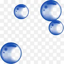 摄影圆形蓝色气泡效果-空若网 摄影圆形蓝色气泡效果-空若网