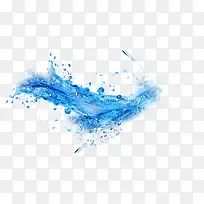 摄影蓝色水珠设计效果-空若网 摄影蓝色水珠设计效果-空若网