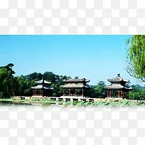 摄影风景建筑物房子树木效果-空若网 摄影风景建筑物房子树木效果-空若网