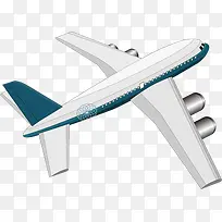 摄影手绘飞行飞机-空若网 摄影手绘飞行飞机-空若网