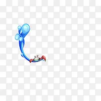 摄影夏日手绘水珠螃蟹-空若网 摄影夏日手绘水珠螃蟹-空若网