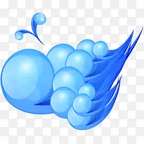 摄影手绘卡通蓝色气泡-空若网 摄影手绘卡通蓝色气泡-空若网