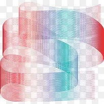 抽象三维线矢量素材-空若网 抽象三维线矢量素材-空若网