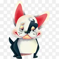 卡通可爱小动物装饰动物头像狗狗-空若网 卡通可爱小动物装饰动物头像狗狗-空若网