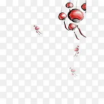 手绘红灯笼-空若网 手绘红灯笼-空若网