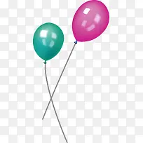 精美彩色气球-空若网 精美彩色气球-空若网
