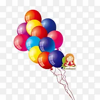 彩色气球-空若网 彩色气球-空若网