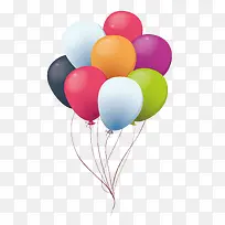 卡通彩色气球-空若网 卡通彩色气球-空若网