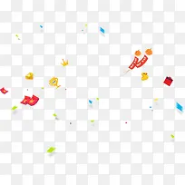 飞舞节日促销小元素-空若网 飞舞节日促销小元素-空若网