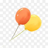 卡通手绘彩色气球-空若网 卡通手绘彩色气球-空若网