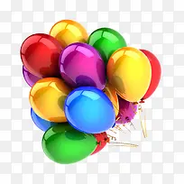 彩色缤纷气球-空若网 彩色缤纷气球-空若网