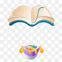 创意书本气球-空若网 创意书本气球-空若网