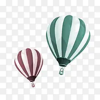 彩色热气球-空若网 彩色热气球-空若网