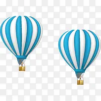 热气球装饰设计矢量-空若网 热气球装饰设计矢量-空若网