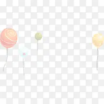 彩色手绘气球-空若网 彩色手绘气球-空若网