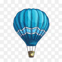 卡通装饰热气球小清新插画-空若网 卡通装饰热气球小清新插画-空若网