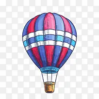 卡通装饰热气球小清新插画-空若网 卡通装饰热气球小清新插画-空若网