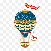 卡通装饰热气球小清新插画-空若网 卡通装饰热气球小清新插画-空若网